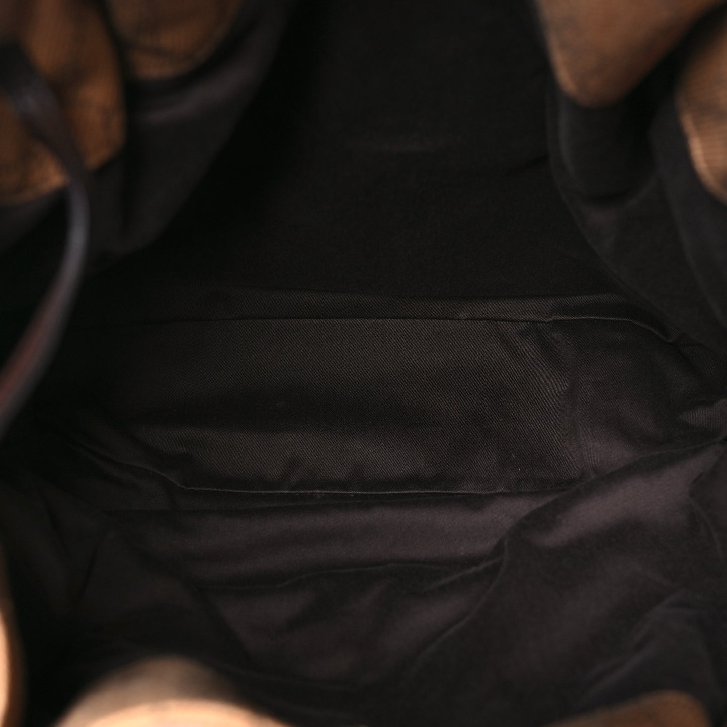 Denim Monogram Calfskin Tote Dark Brown