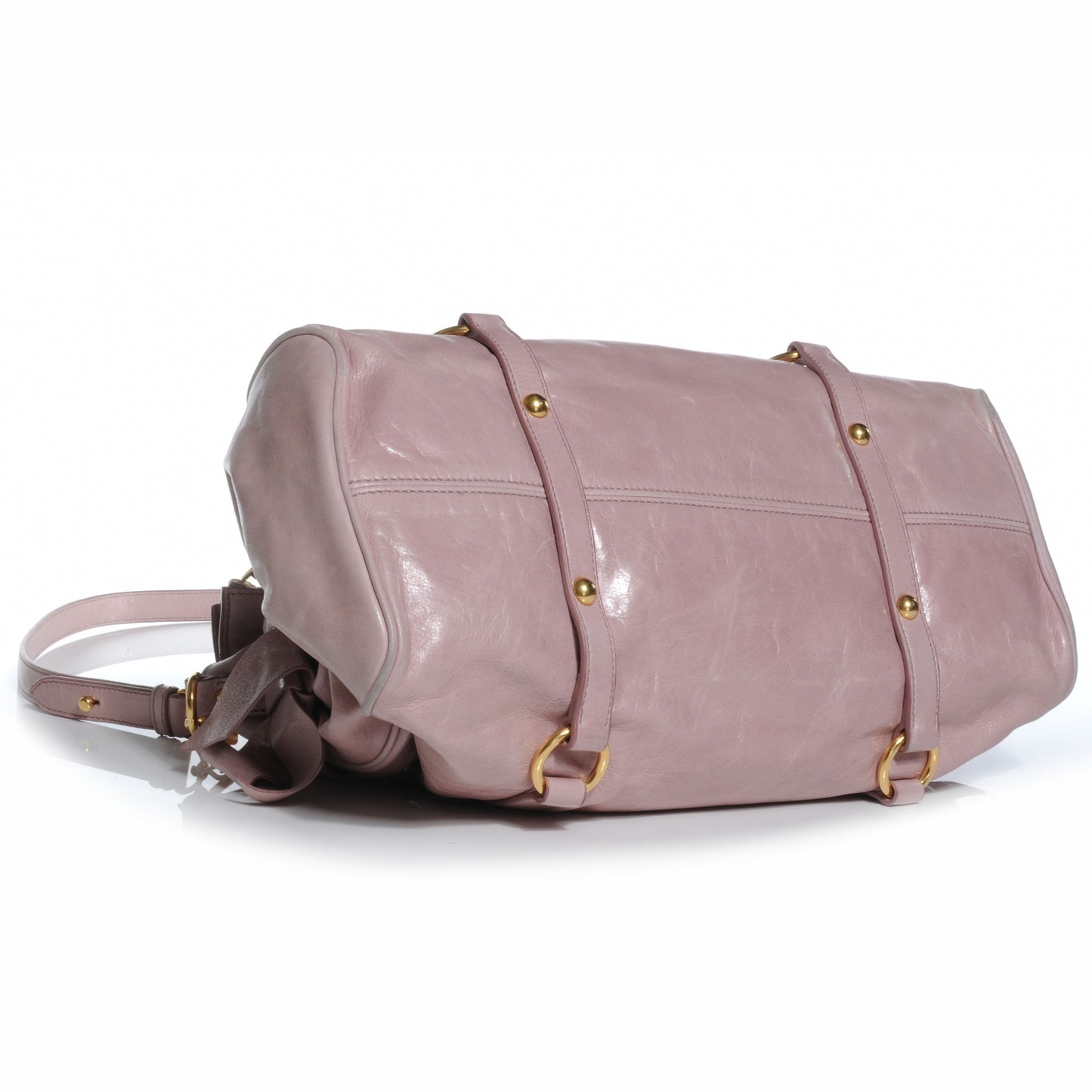 Vitello Lux Bow Bag Mughetto