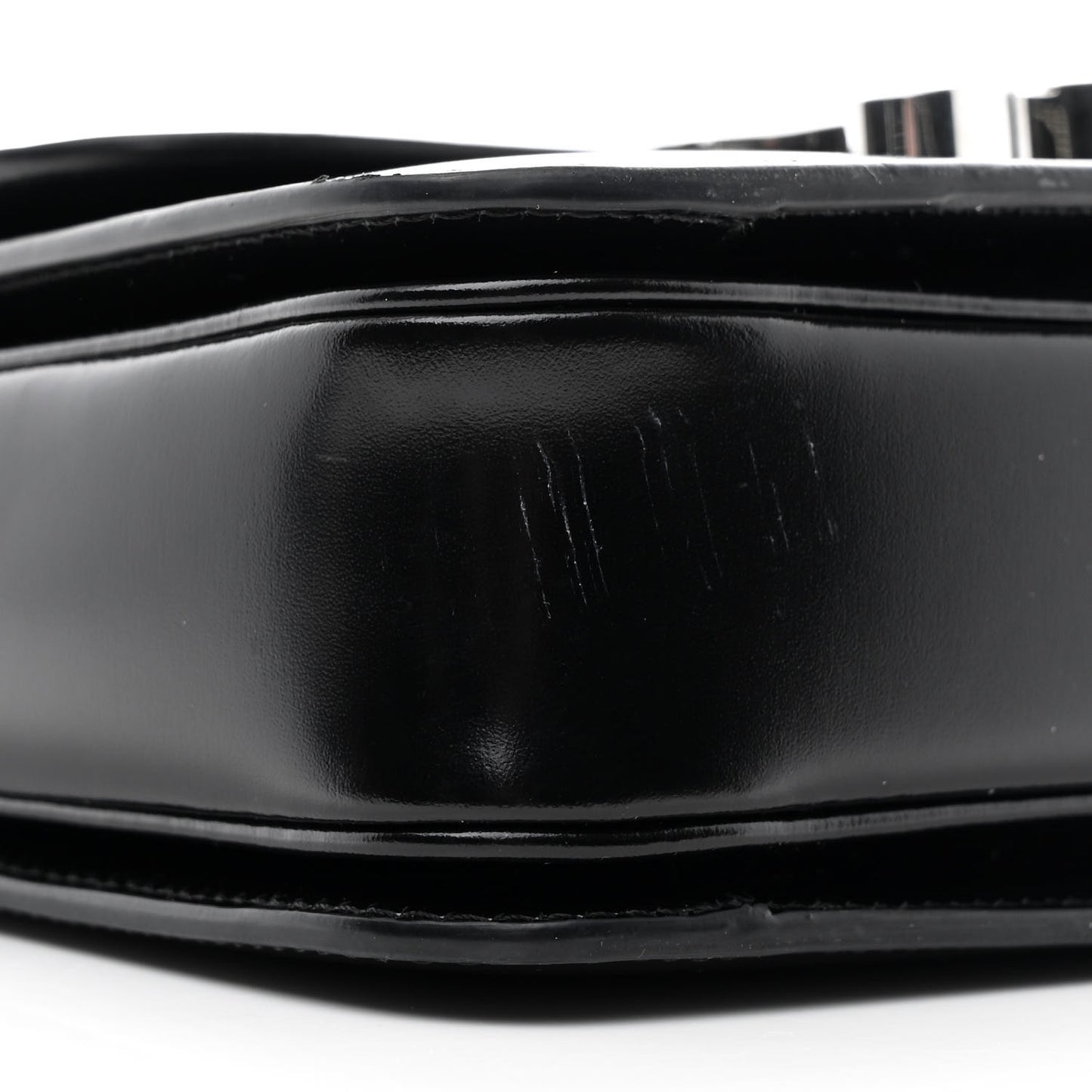 Shiny Calfskin Teen Triomphe Black