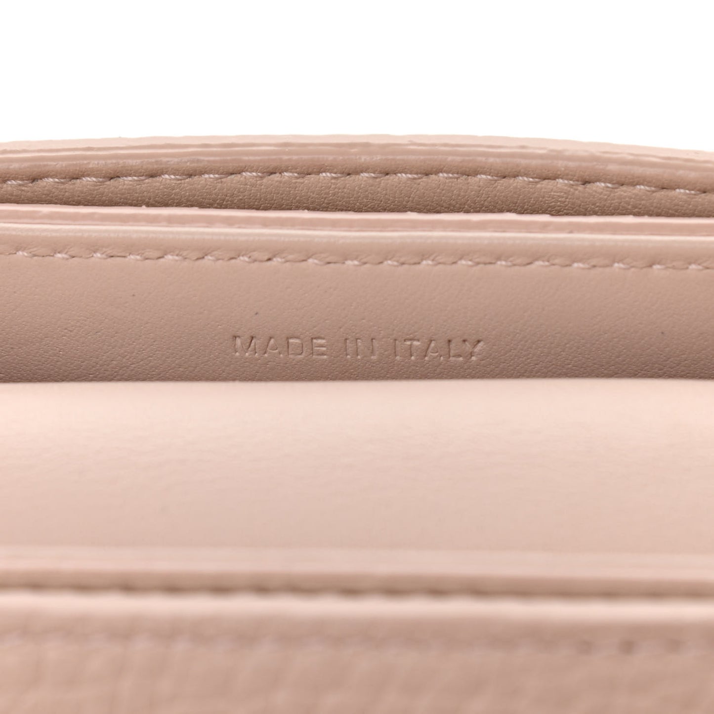 Grained Calfskin Mini Diorever Flap Rose Poudre