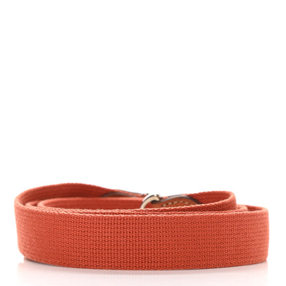 Hermes Toile Taurillon Clemence Shoulder Strap Potiron 2 of 5