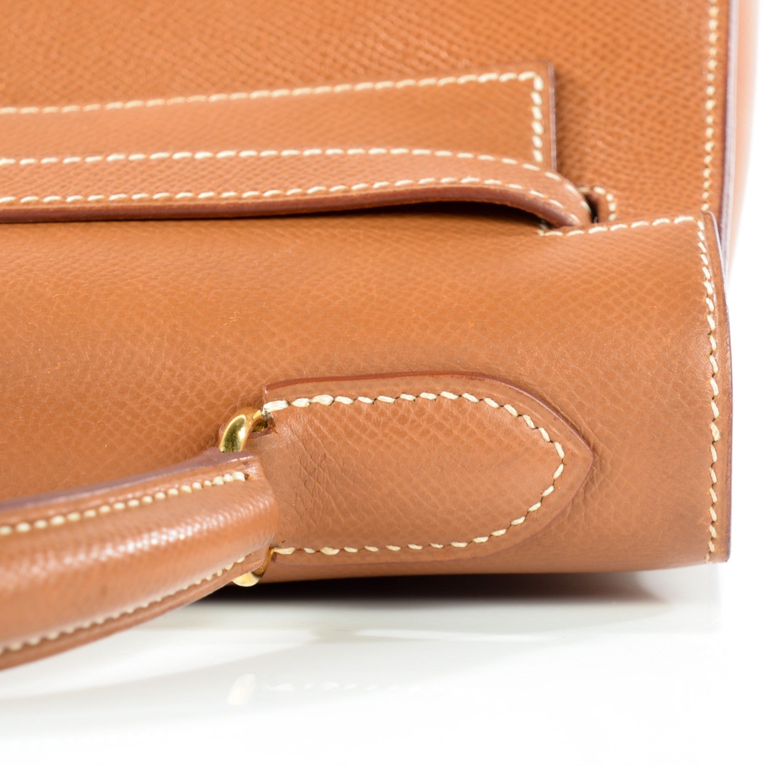 Hermes Courchevel Kelly Sellier 32 Gold 15 of 22