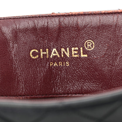 Chanel Lambskin Quilted Shopping Tote Black 5 of 10