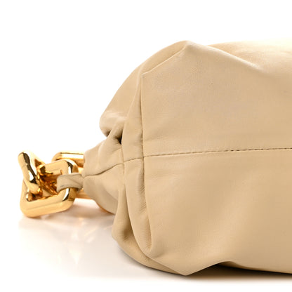 Bottega Veneta Calfskin The Pouch Chain Almond 9 of 10