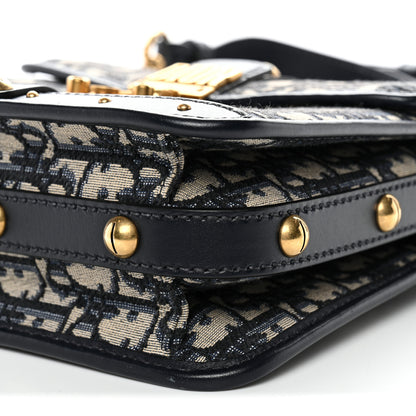 Christian Dior Oblique Square DiorAddict Flap Navy Blue 9 of 11