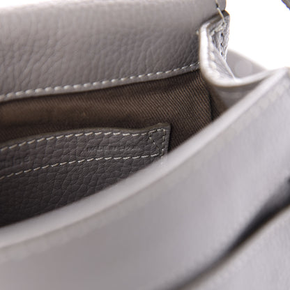 Chloe Calfskin Mini Marcie Round Crossbody Bag Cashmere Grey 9 of 11