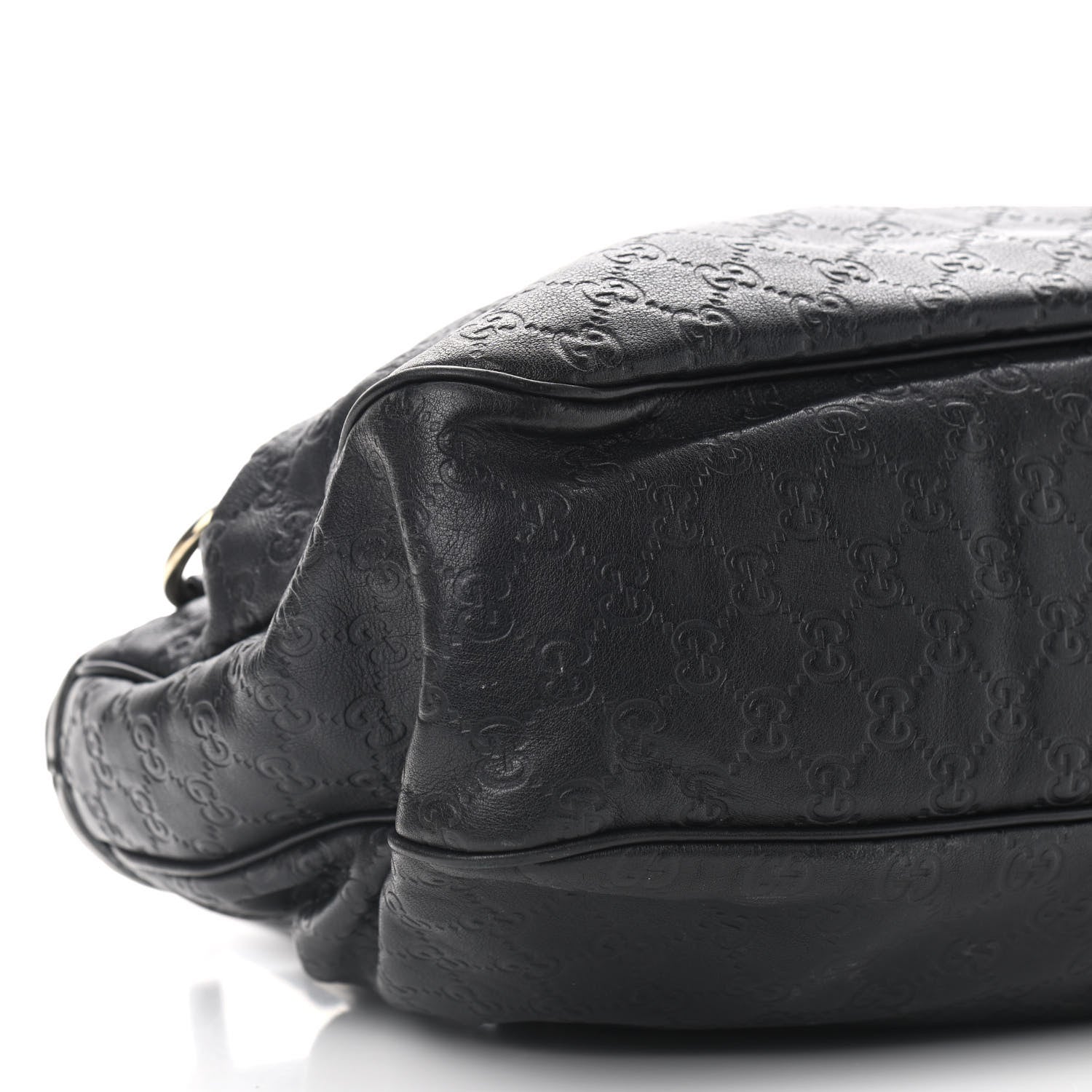 Gucci Guccissima Medium Sukey Top Handle Tote Black 5 of 17