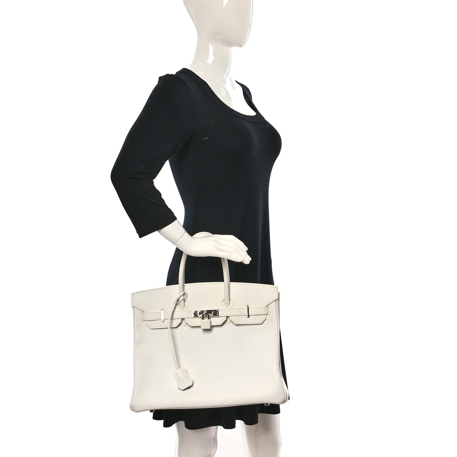 Hermes Epsom Birkin 35 White 2 of 19