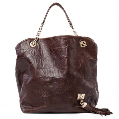 Louis Vuitton Monogram Paris Souple Whisper GM Chocolate 1 of 10