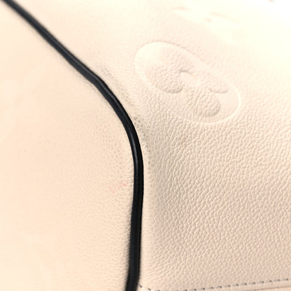 Louis Vuitton Empreinte Monogram Giant Wild At Heart Neverfull MM Creme 9 of 15