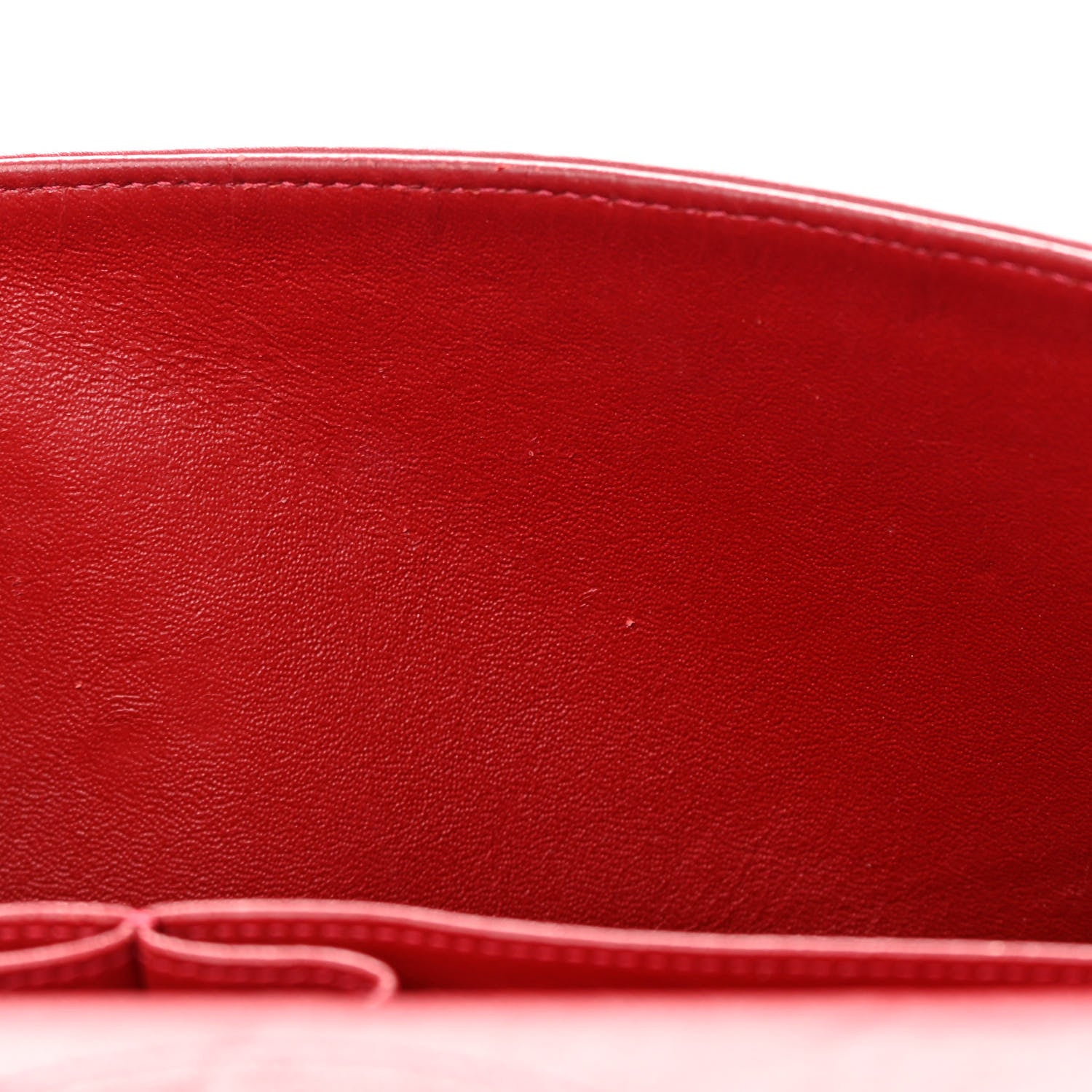Chanel Patent Quilted Jumbo Double Flap Red 11 of 17