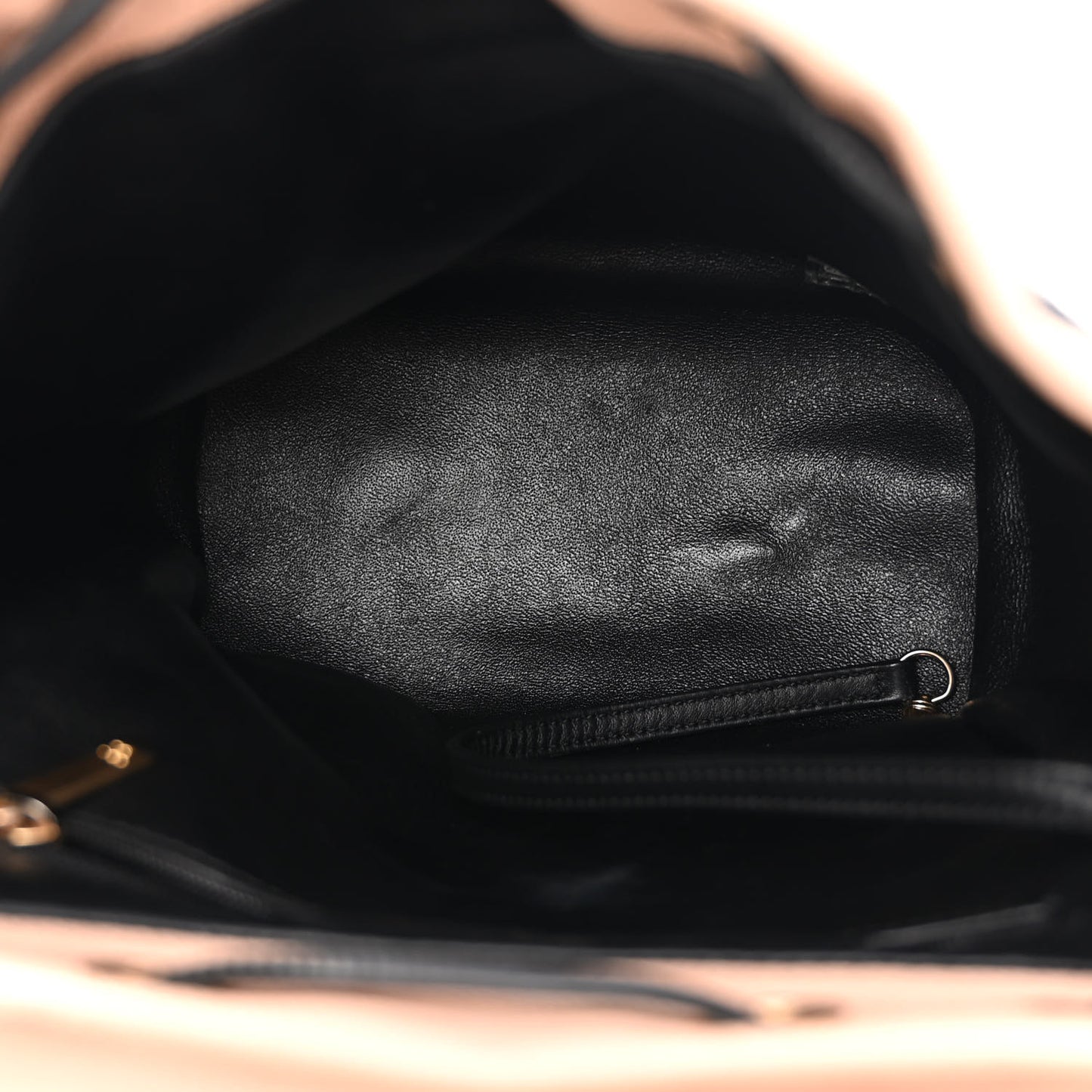Caviar Quilted Filigree Backpack Beige Black
