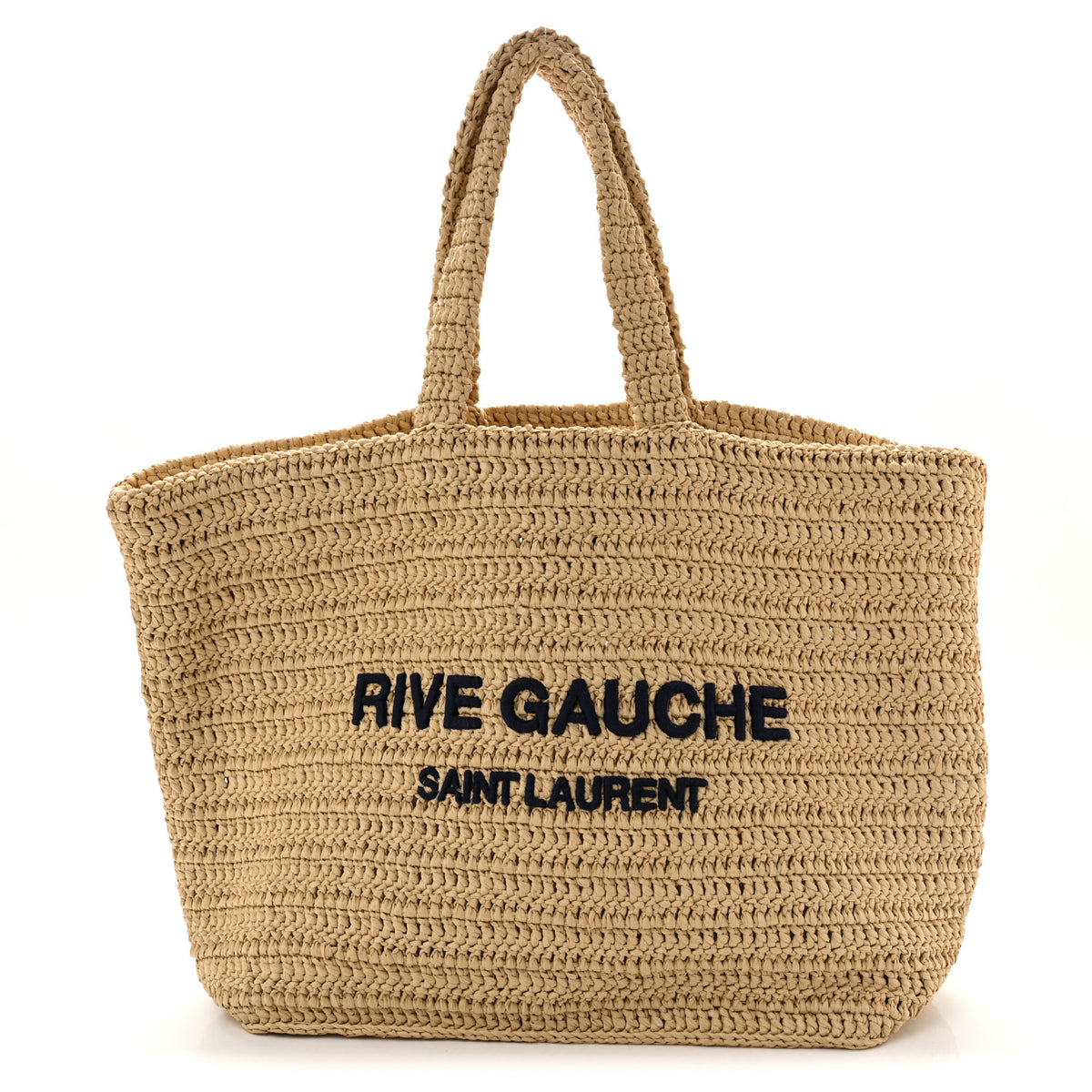 Raffia Rive Gauche Tote Natural