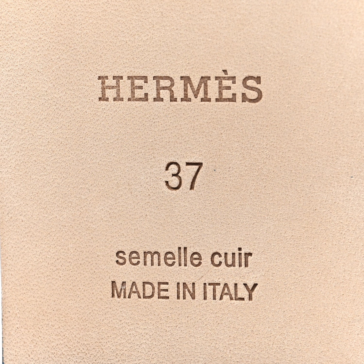Hermes Epsom Oran Sandals 37 Bleu Bleuet 6 of 8