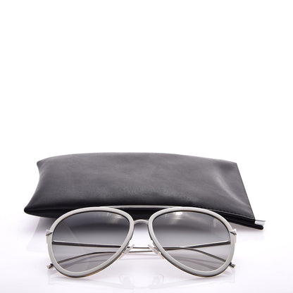 Fendi Metal Aviator Sunglasses FF0155/S White 8 of 8
