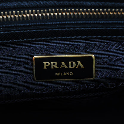 Prada Saffiano Small Galleria Double Zip Tote Black 6 of 8