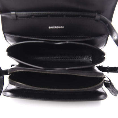Balenciaga Shiny Box Calfskin Small B Bag Black 5 of 11