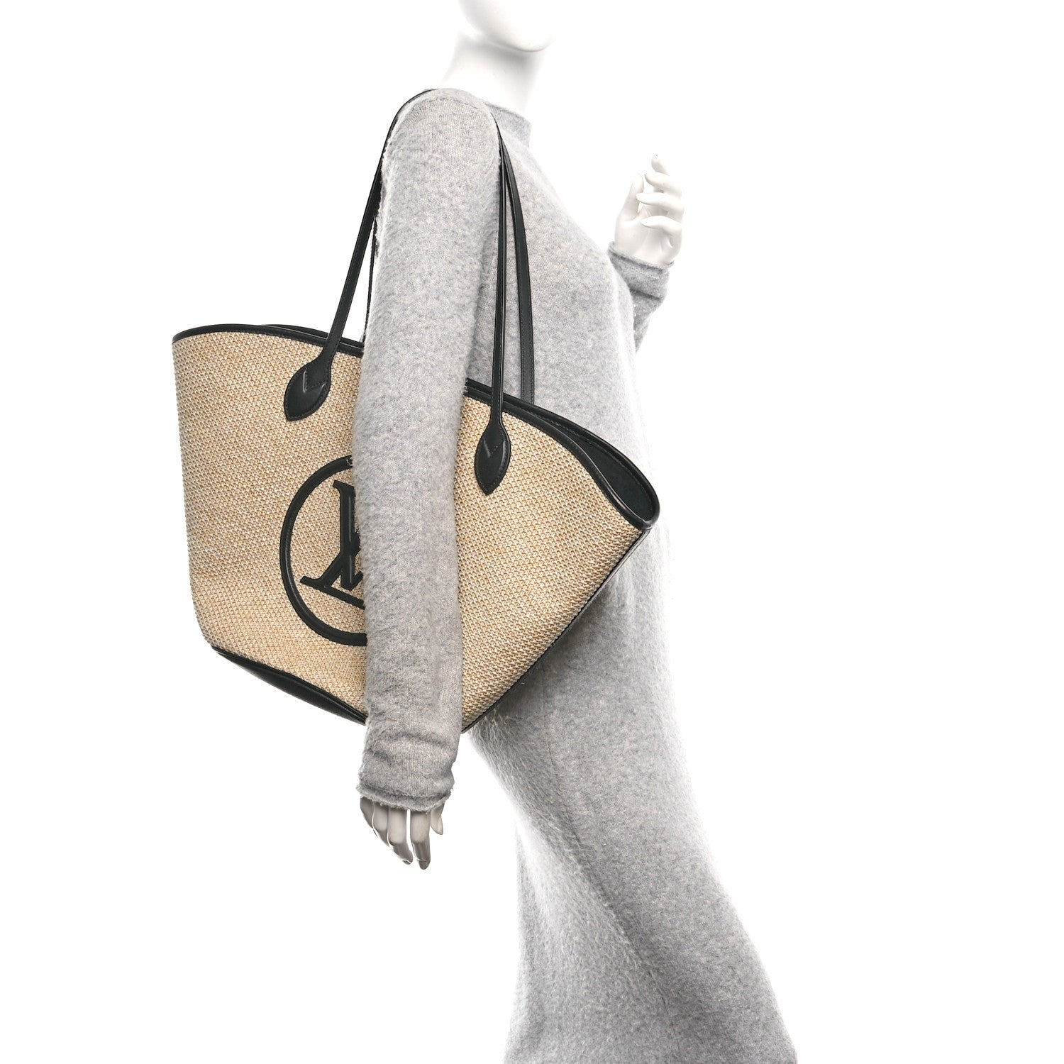 Louis Vuitton Raffia Saint Jacques Tote Black 1782734 – FASHIONPHILE