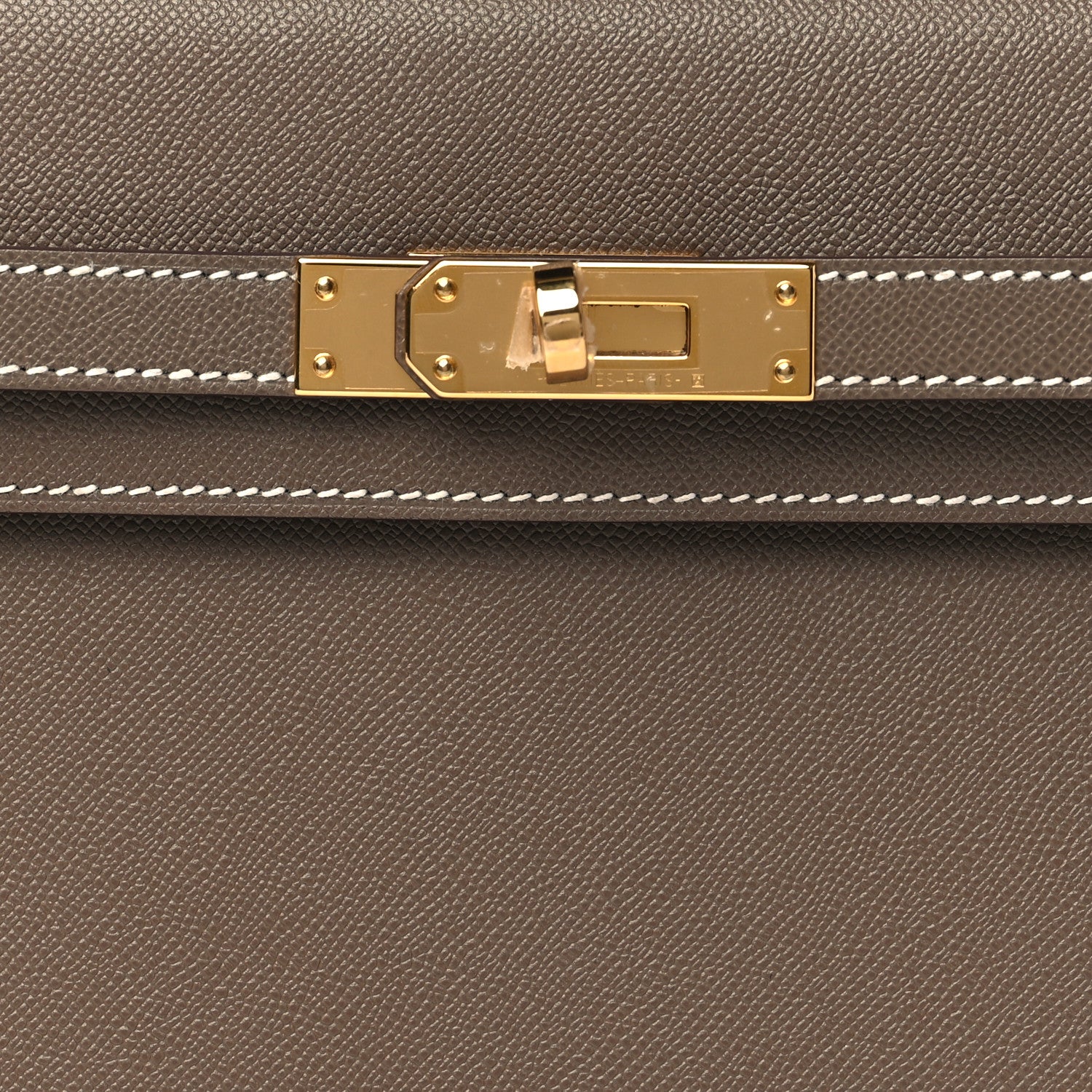 Hermes Madame Calfskin Kelly Elan Etoupe 8 of 11