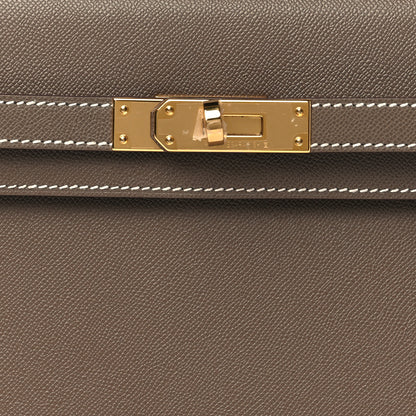 Hermes Madame Calfskin Kelly Elan Etoupe 8 of 11