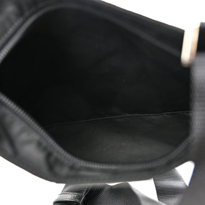 Prada Nylon Vela Flat Messenger Bag Black 5 of 10