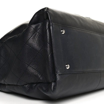Chanel Caviar Executive Cerf Shopper Tote Navy 8 of 11