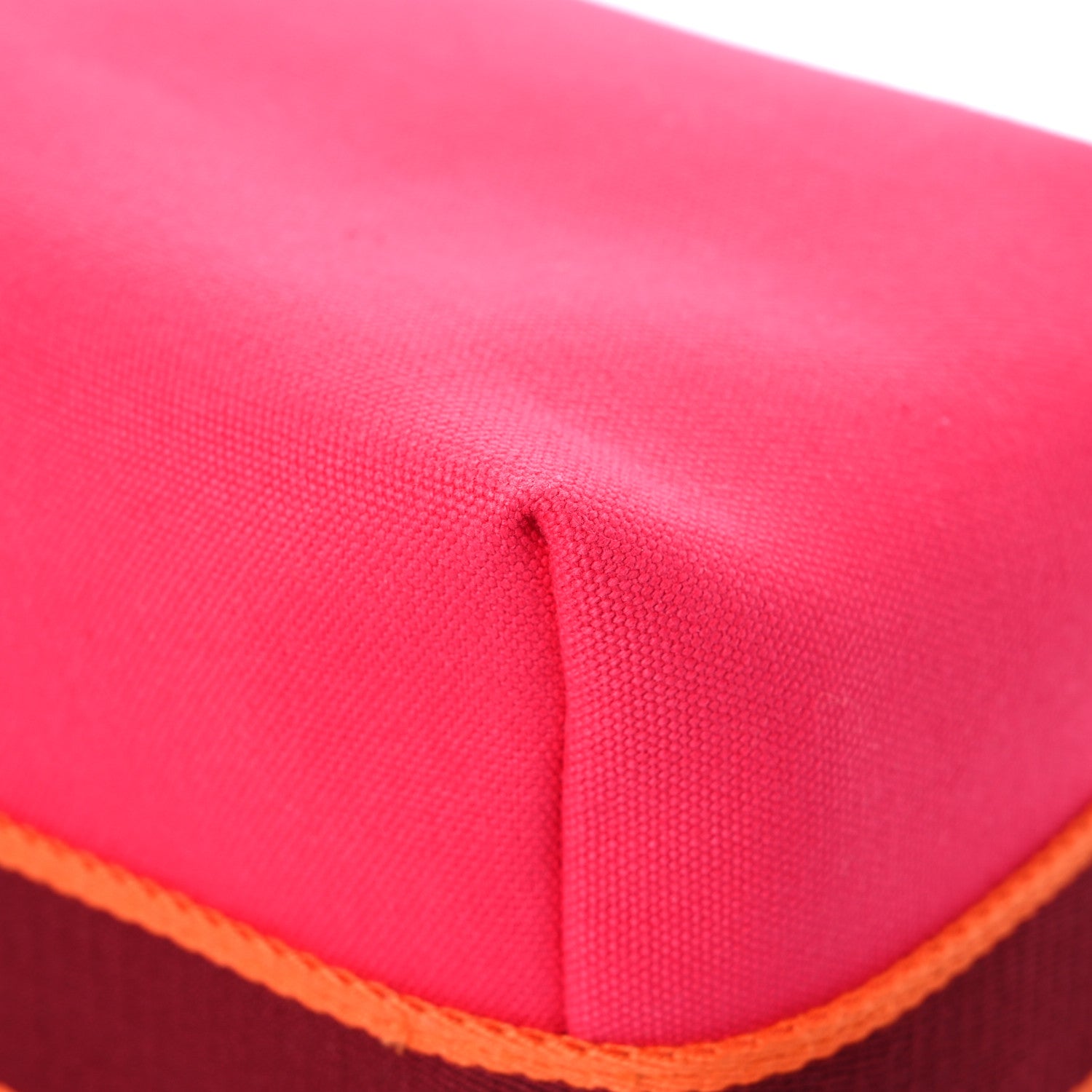 Hermes Canvas Small Bride-A-Brac Pouch Hibiscus 8 of 11