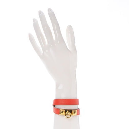 Hermes Swift Rivale Double Tour Bracelet XS Capucine 2 of 7