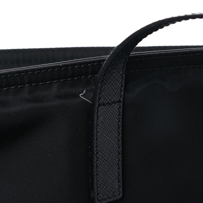 Prada Tessuto Nylon Saffiano Tote Black 11 of 14