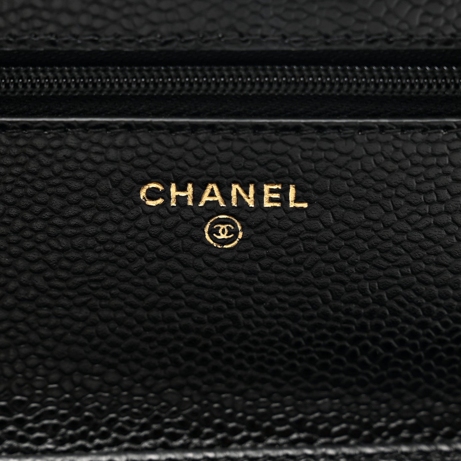 Chanel Caviar Quilted Wallet on Chain WOC Black 7 of 11