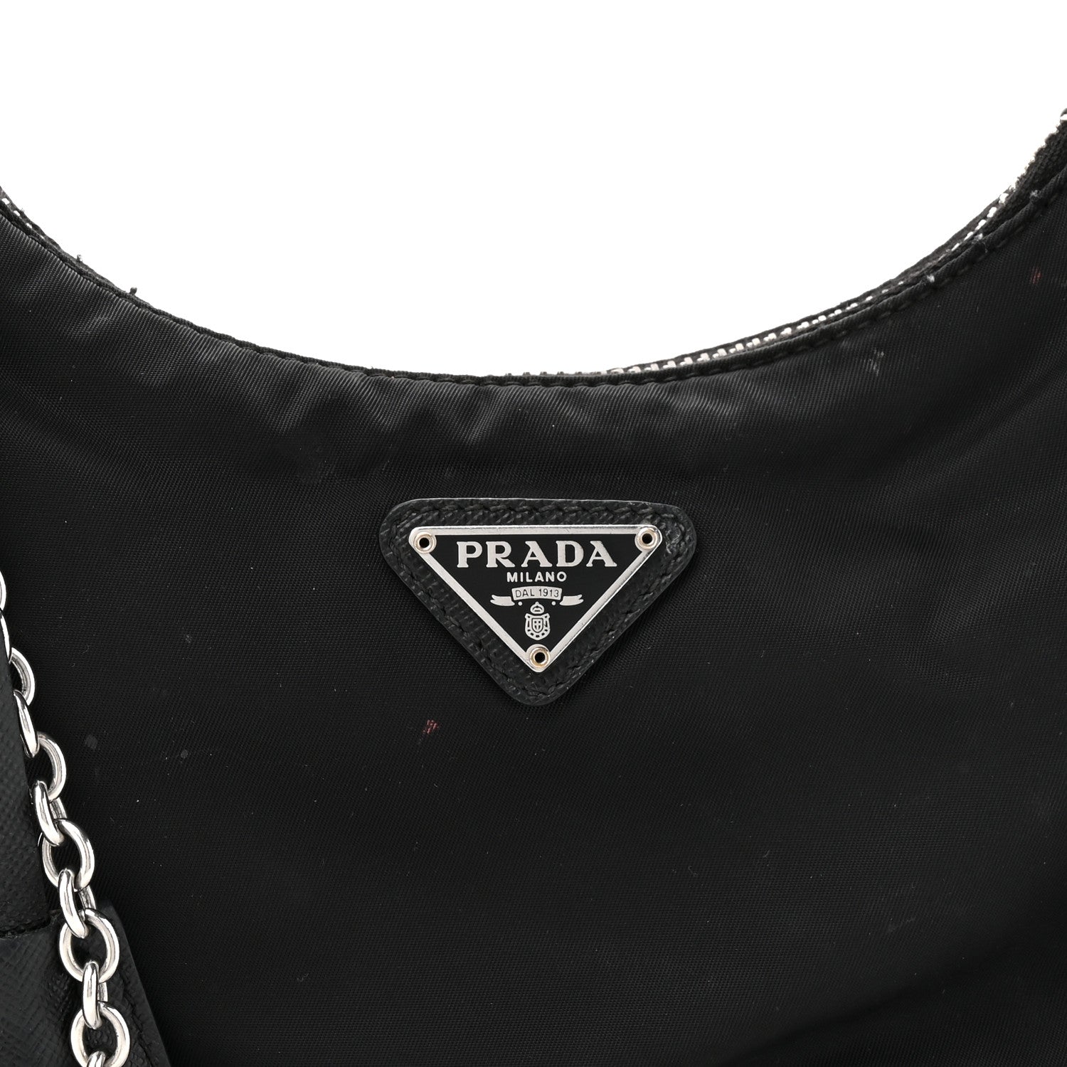 Prada Nylon Re-Edition 2005 Shoulder Bag Black 7 of 16