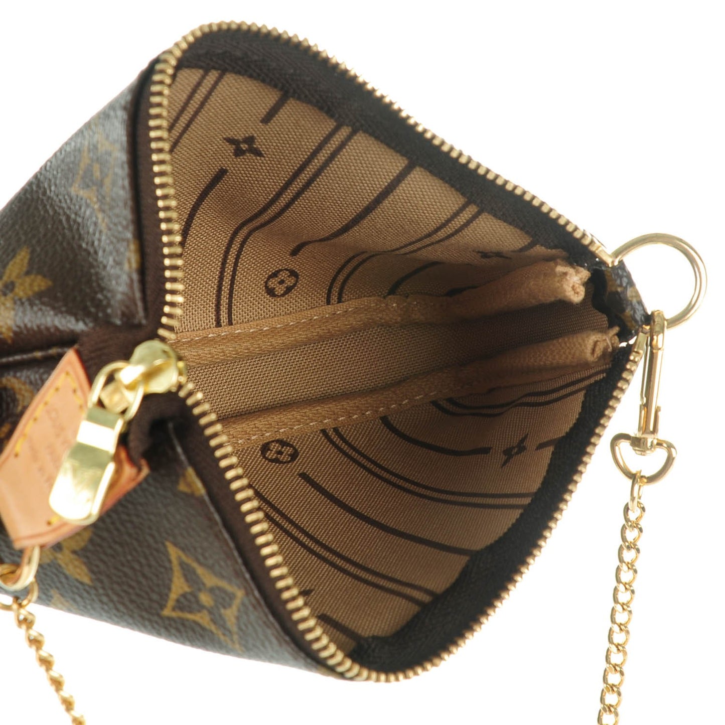 Monogram Complice Trunks and Bags Mini Pochette Accessories Beige