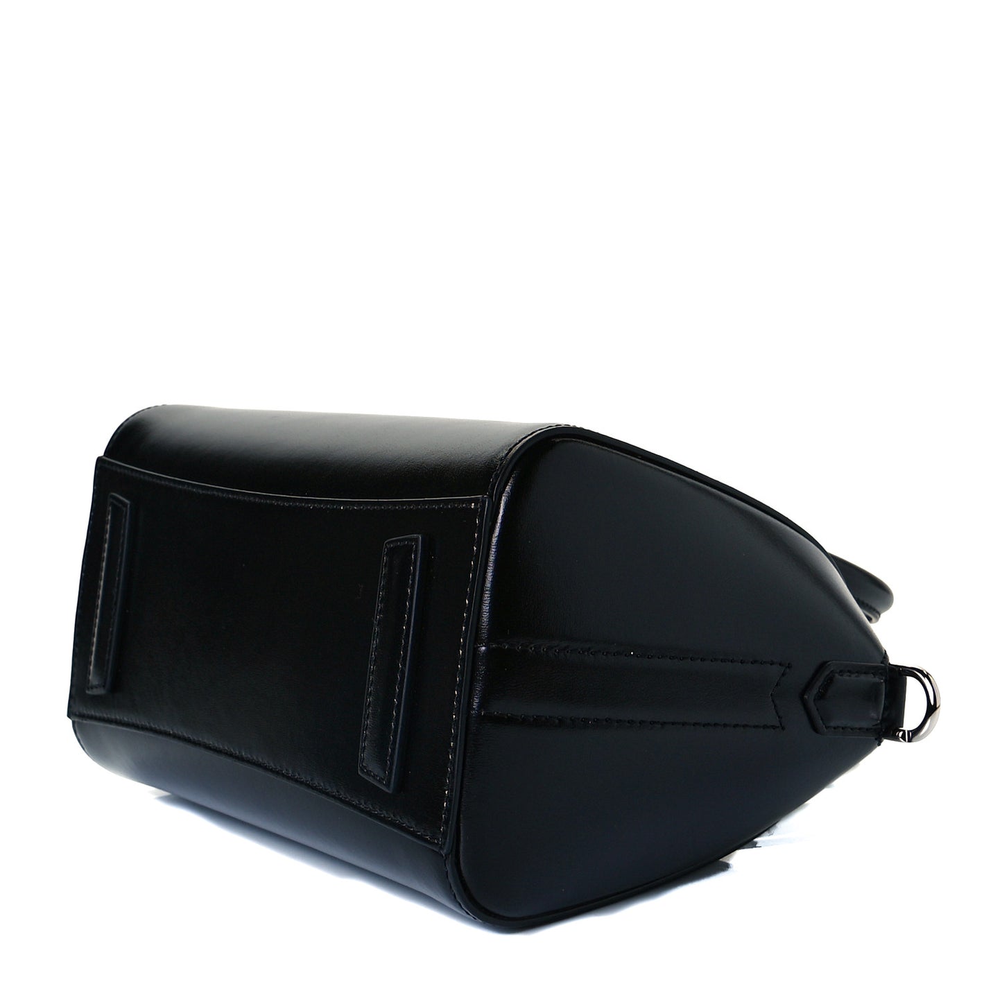 Shiny Lord Calfskin Mini Antigona Black