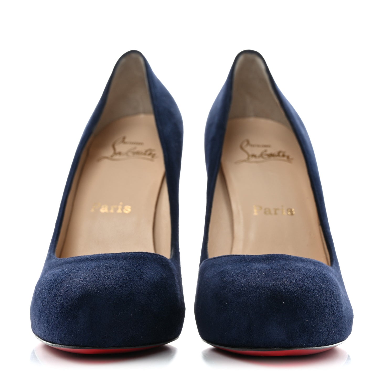 Suede New Declic 120 Pumps 38 Marine