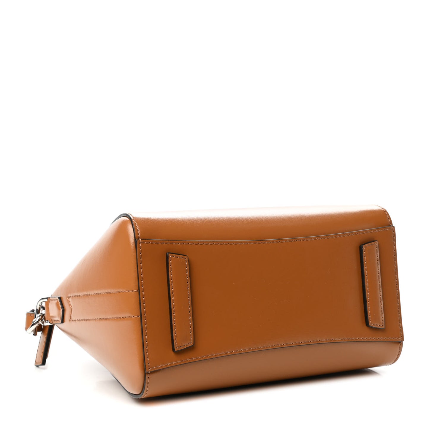 Shiny Lord Calfskin Mini Antigona Camel