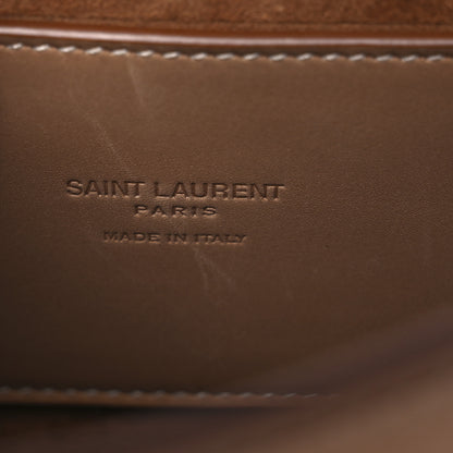 Saint Laurent Smooth Calfskin North South Kaia Satchel Vintage Brown 6 of 14