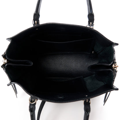 Balenciaga Calfskin Papier Mini A4 Zip Around Tote Black 6 of 12