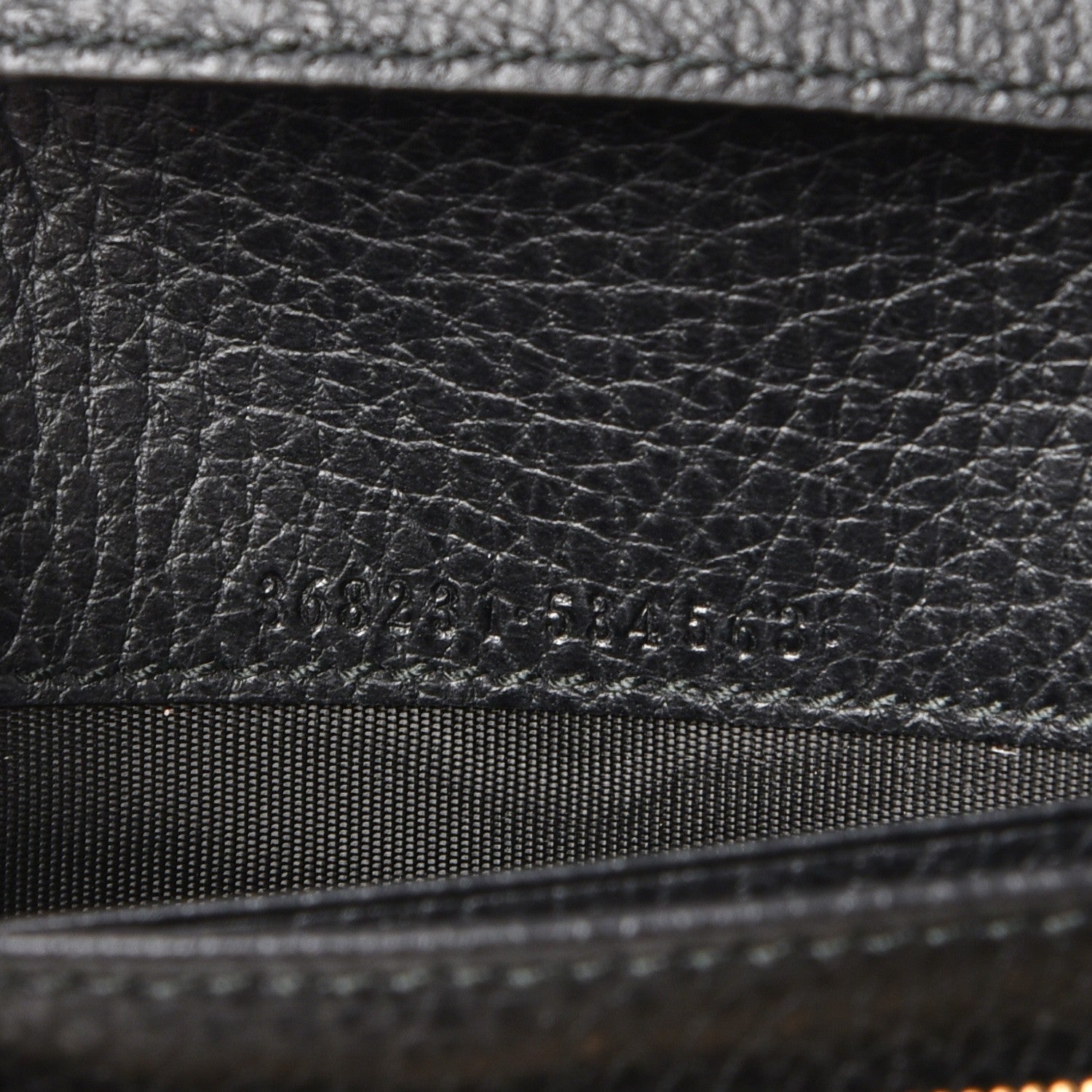 Gucci Dollar Calfskin Mini Swing Wallet Bag Black 8 of 8