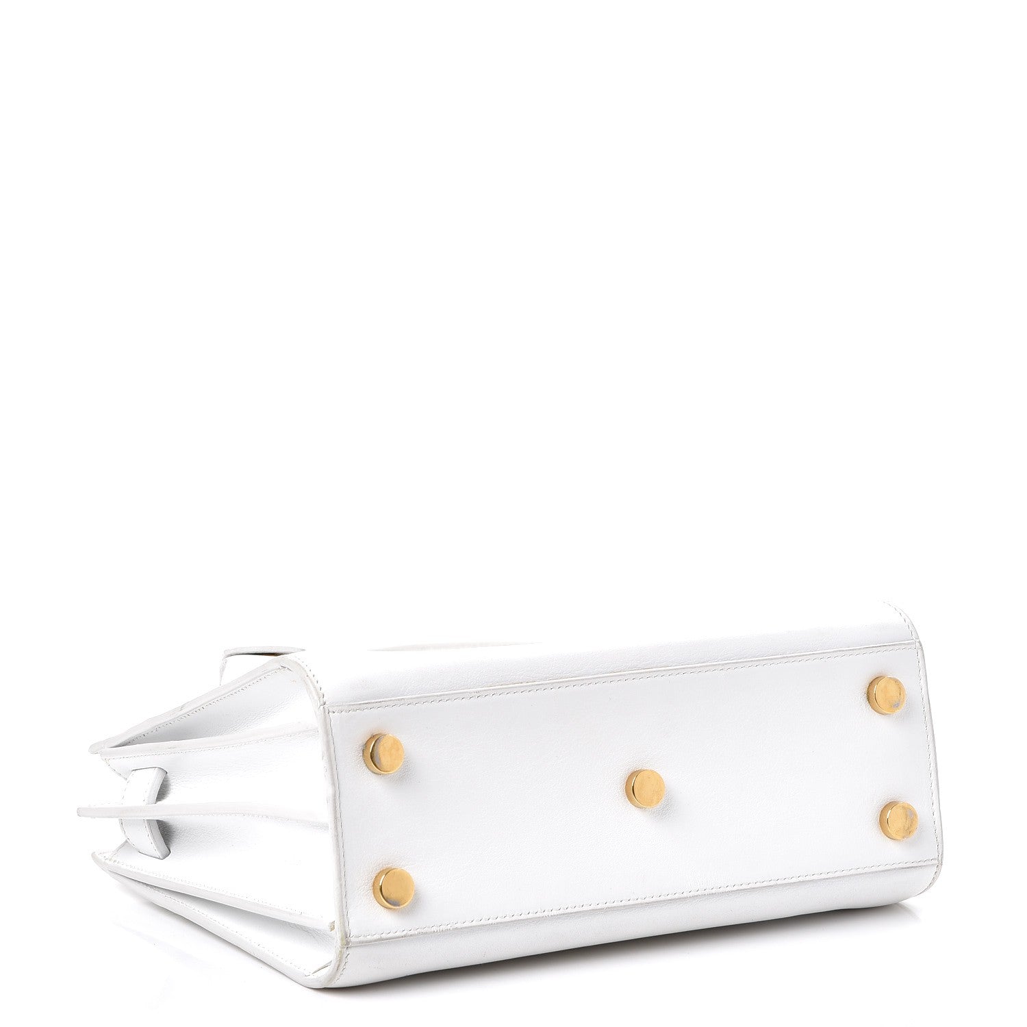 Saint Laurent Calfskin Nano Sac de Jour Dove White 4 of 17