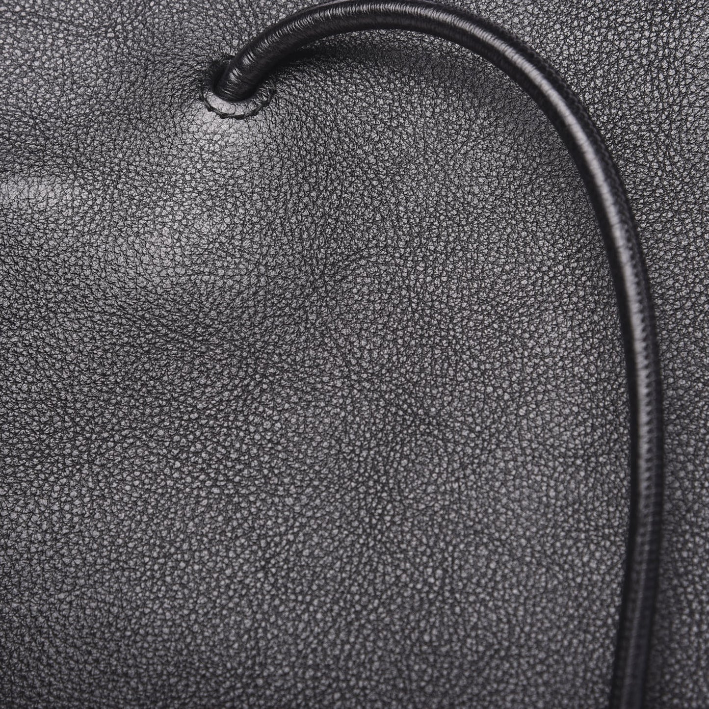 Calfskin Medium Logo North South Shopping Tote Black