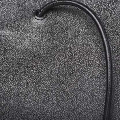 Balenciaga Calfskin Medium Logo North South Shopping Tote Black 10 of 11