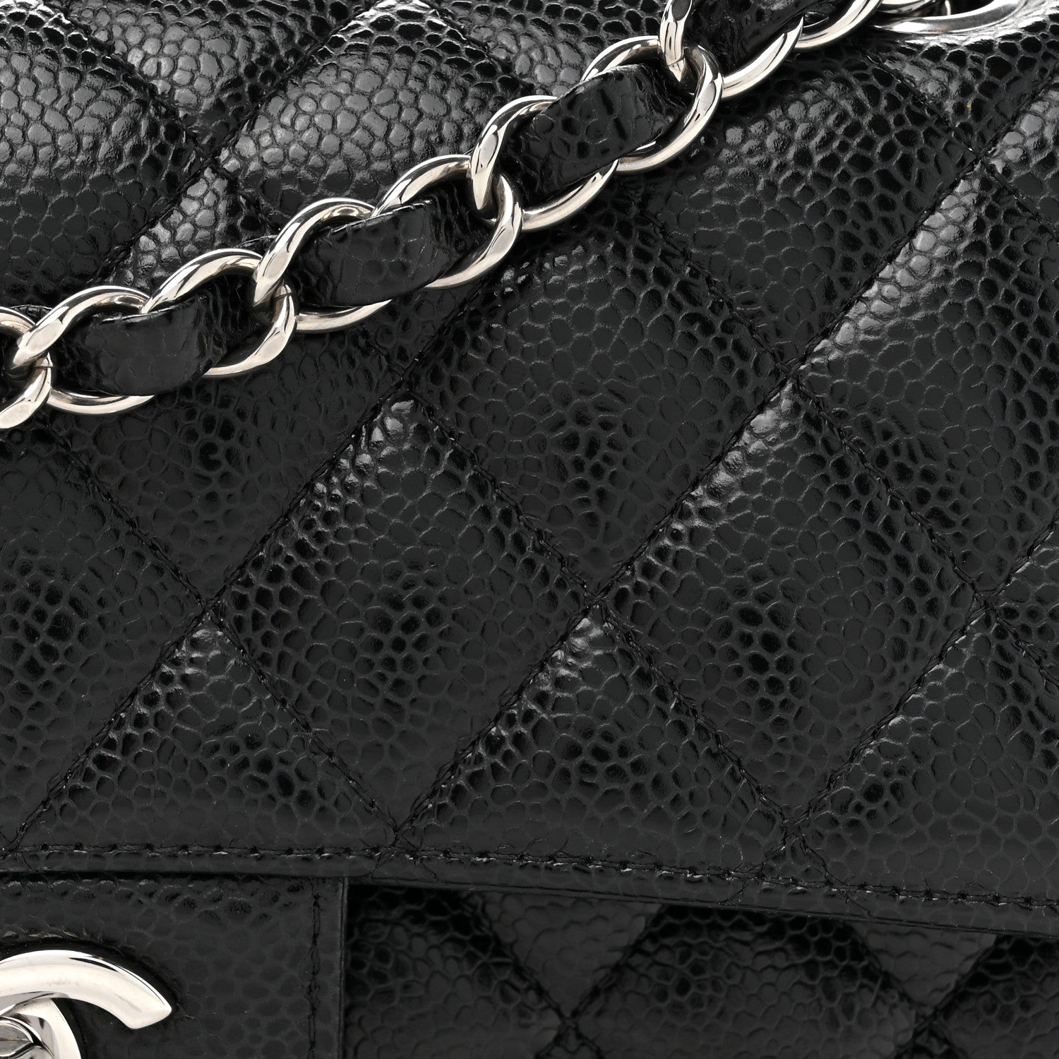 Chanel Caviar Quilted Small Double Flap Black 7 of 12