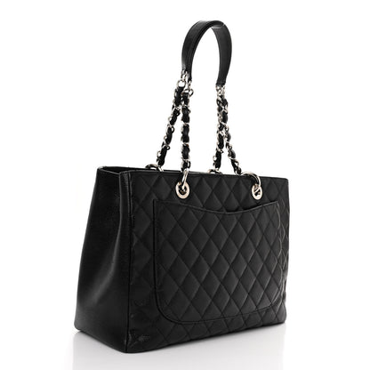 Chanel Caviar Quilted Grand Shopping Tote GST Black 2 of 9