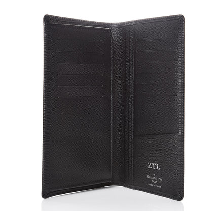 Louis Vuitton Epi Brazza Wallet Black 5 of 6