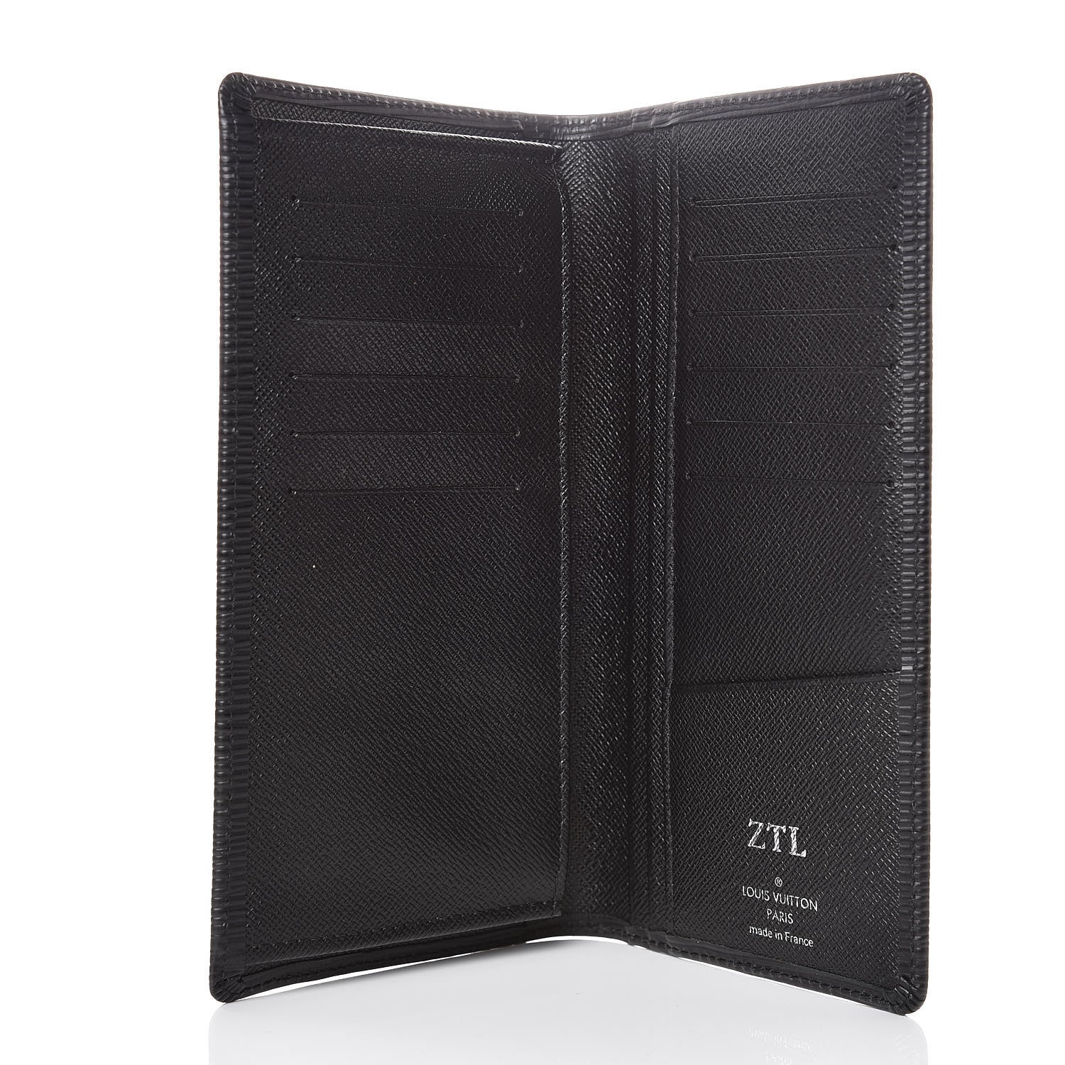 Louis Vuitton Epi Brazza Wallet Black 5 of 6