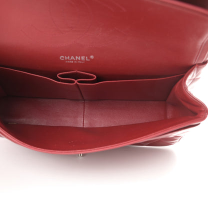 Chanel Patent Quilted Jumbo Double Flap Red 5 of 15