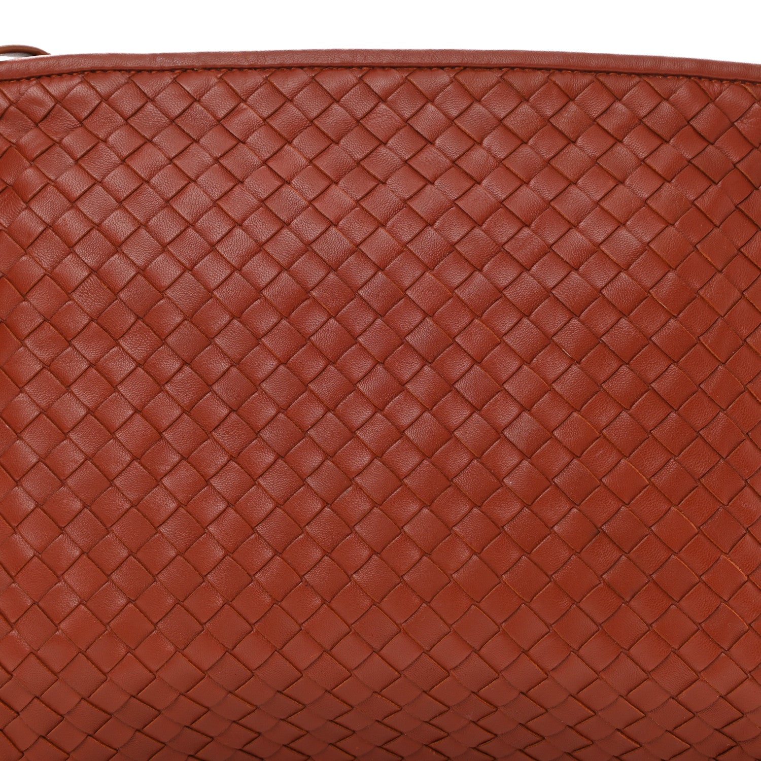 Bottega Veneta Nappa Intrecciato Nodini Crossbody Messenger Terracota 9 of 11
