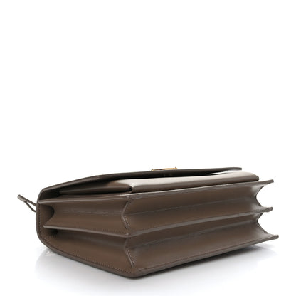 Saint Laurent Calfskin Medium Monogram Sunset Dark Beige 4 of 8