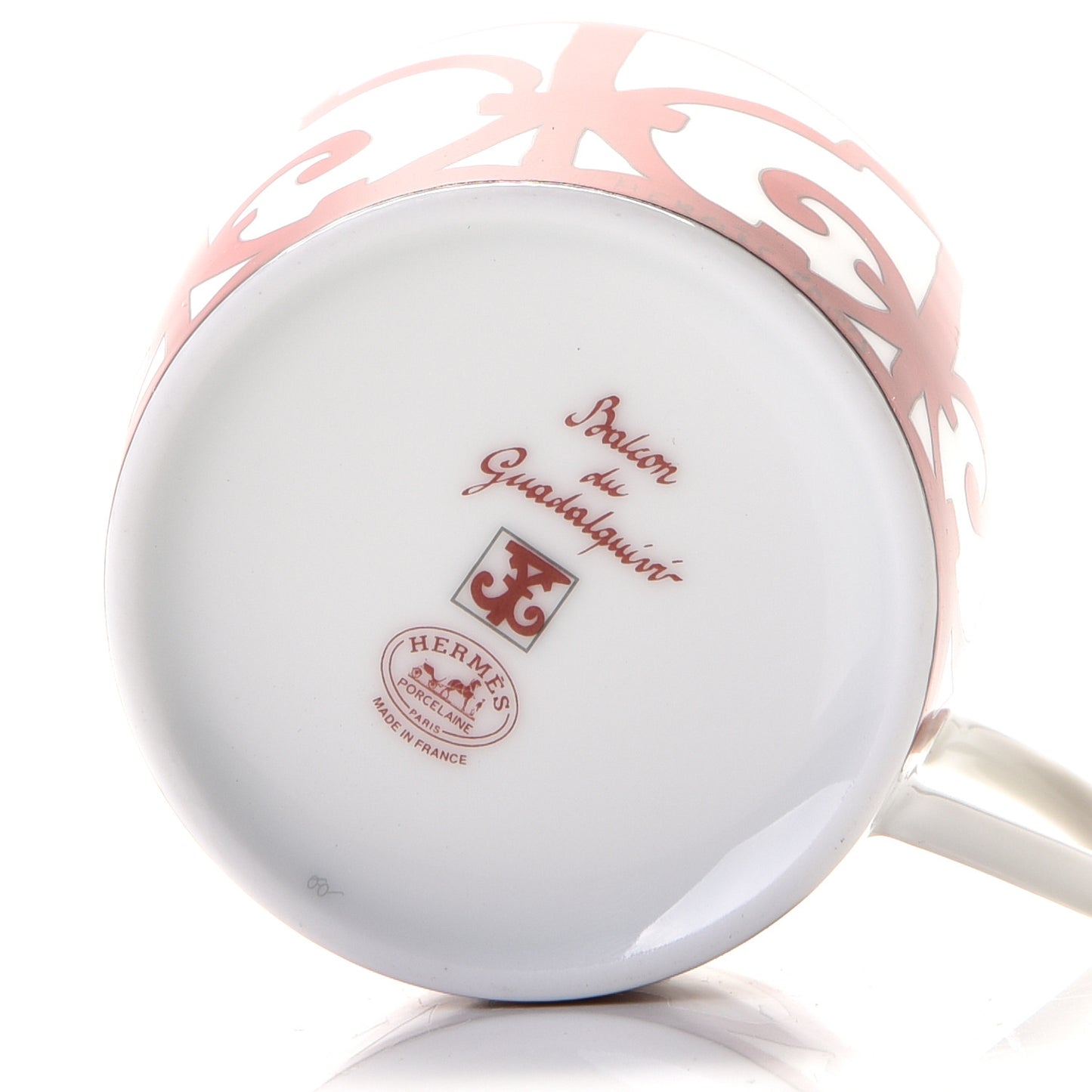 Porcelain Balcon du Guadalquivir Tea Cup and Saucer Set of 2