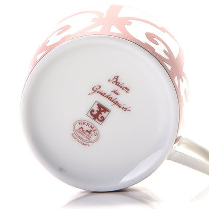 Hermes Porcelain Balcon du Guadalquivir Tea Cup and Saucer Set of 2 4 of 8